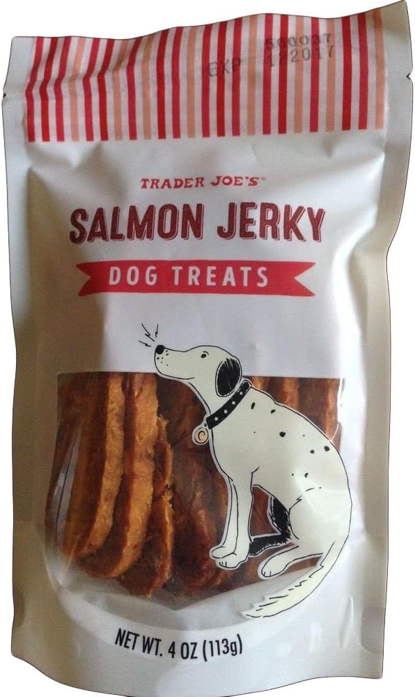 set Trader Joe's Salmon Jerky Dog Treats 4oz Pet Supplies