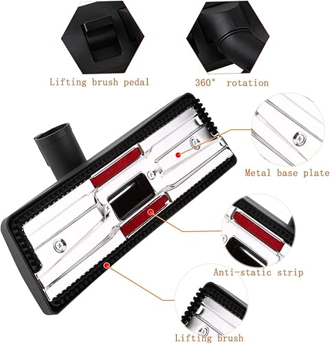 Miniatura 3 de Kit universal de 10 piezas de accesorios para aspiradora de 1 14 pulgadas, ideal para accesorios de aspiradora de tienda, juego completo de