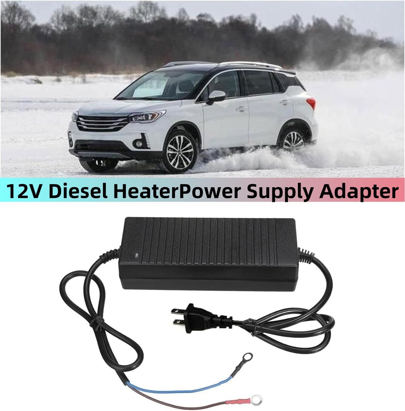 12V 12A Diesel Heater Power Supply Adapter, 110V to 12V Transformer Power Converter, AC to DC Converter, AC 100V~240V 180W 60Hz for 5KW/8KW RV Camper Parking Air Heater