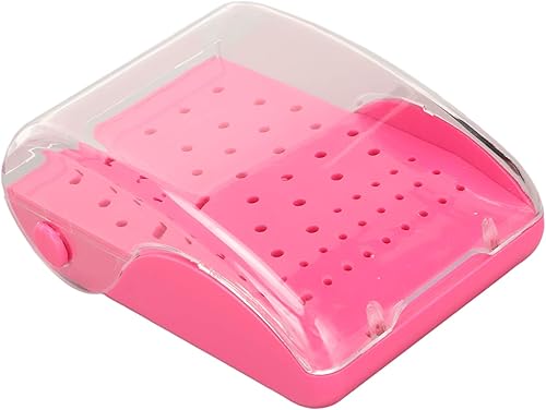 Miniatura 2 de Bur - Organizador de estuches autoclavables, soporte de fresas de 60 agujeros con funda, soporte para fresas, taladro de fresas, caja organizadora,