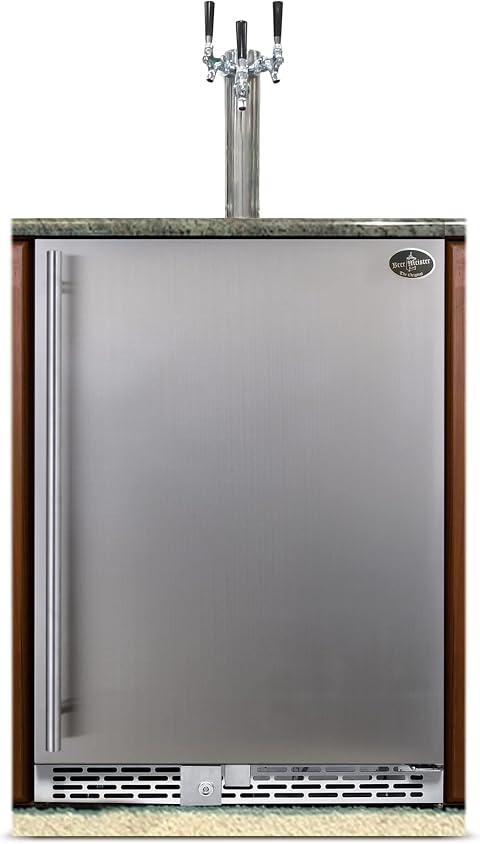 Beer Meister BM1600STNT 5.7 cu ft Kegerator Stainless Steel