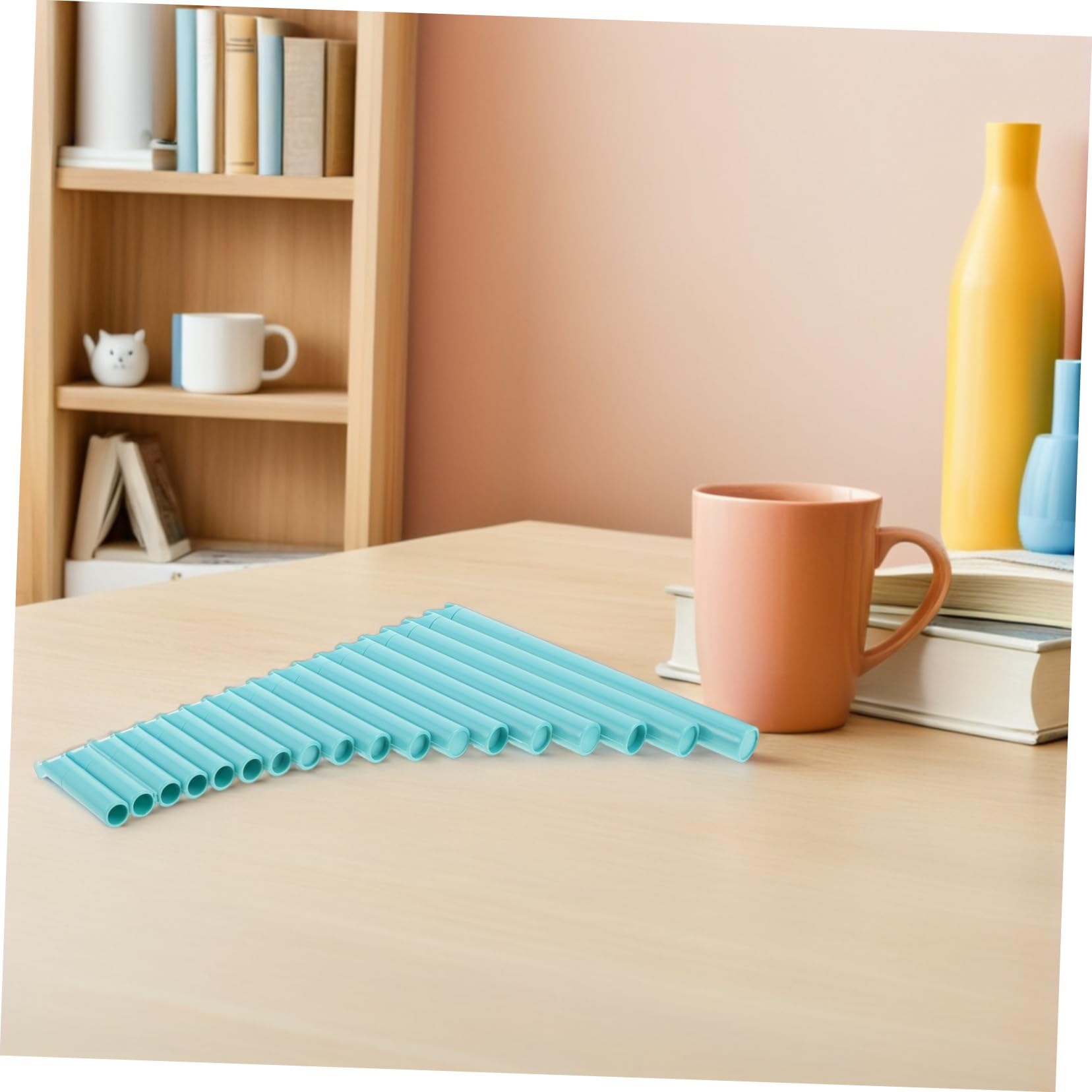 Flauto di Pan 18 Tubi in Do per Bambini Principianti | Attività Educative e Pratica Quotidiana, Tessuto Oxford e Plastica, Tonalità Stabile