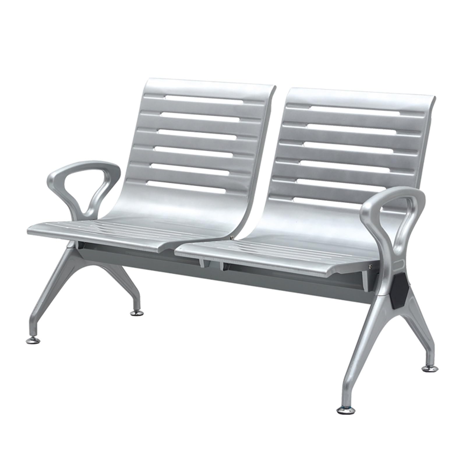 HCZKIUJY Durable Double Waiting Room Chair Bench - Breathable Reception Chairs with Armrests for Airport, Hospital, Bank, Salon & Conference Use