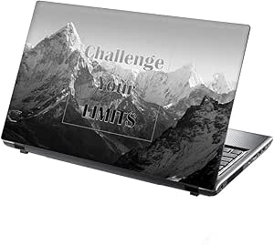 Skin Texture Métal Autocollant Ordinateur Portable 13-14" - Design