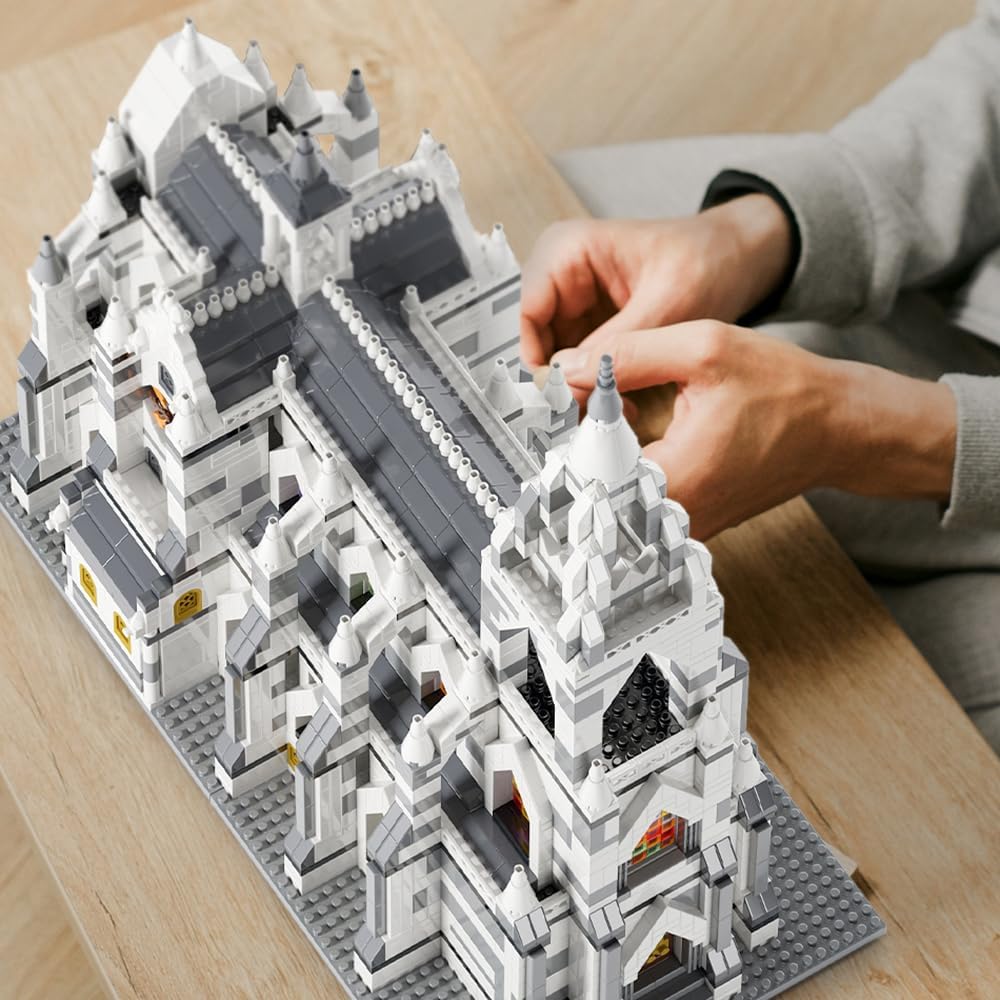 Cologne Cathedral Germany Micro Brick Building Set (3598 Pieces) – Landmark Model Educational Toy Gift for Kids and Adults - Image 5