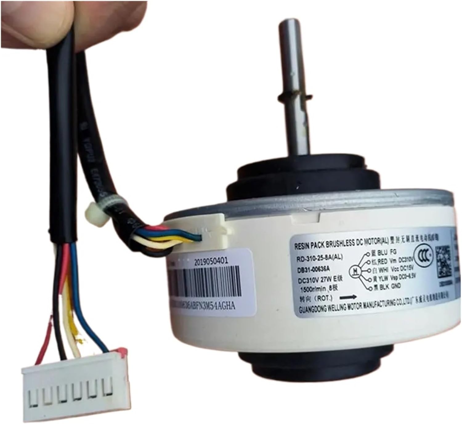 Air Conditioner Fan Motor DC Motor DC310V 27W, Compatible For Samsung DB31-00636A RD-310-25-8A(AL) SIC-41CVJ-F127-2,Air Conditioner Replacement Parts