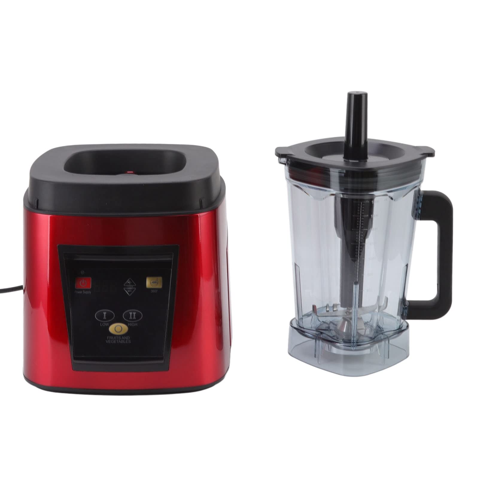 Fdit Profesjonalny Blender Countertopowy 2200W z pokrywą dźwiękoszczelną,