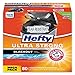Hefty E84545 Ultra Strong BlackOut Tall-Kitchen Drawstring Bags 13-gal 0.9-mil, 23.7524.88 BLK 80/BX
