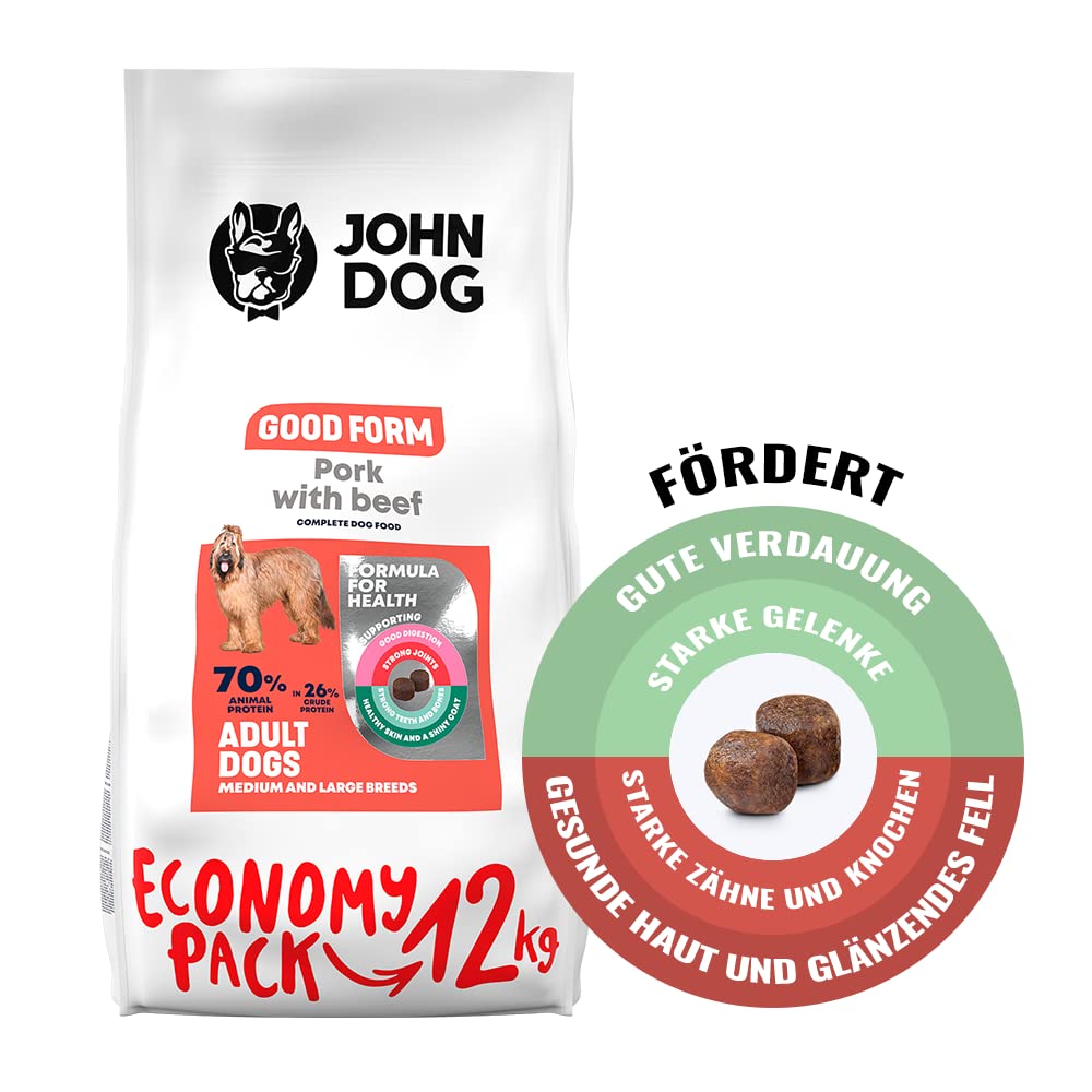 KARMA John Dog GOOD FORM ADULT WIEPRZOWINA Z WOŁOWINĄ 12 kg