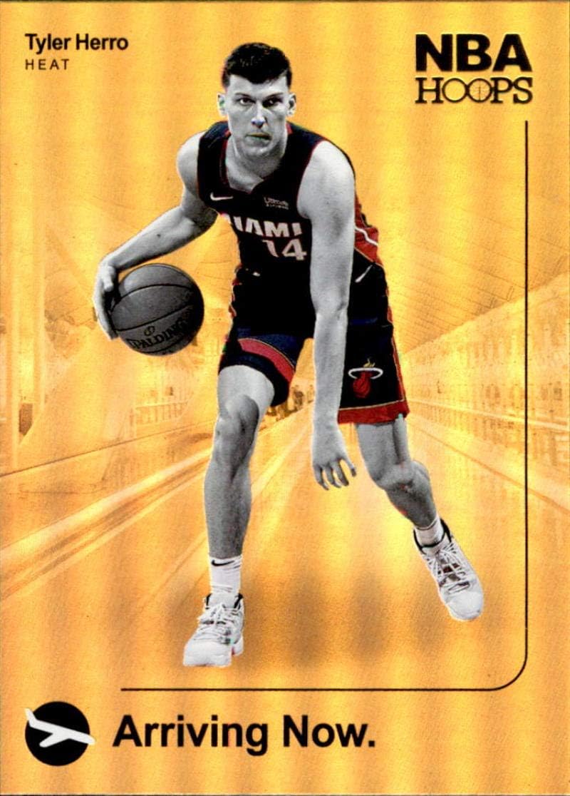 2019-20 NBA Hoops Arriving Now HOLO Foil #13 Tyler Herro Miami Heat RC Rookie Official Basketball Trading Card produced by Panini America