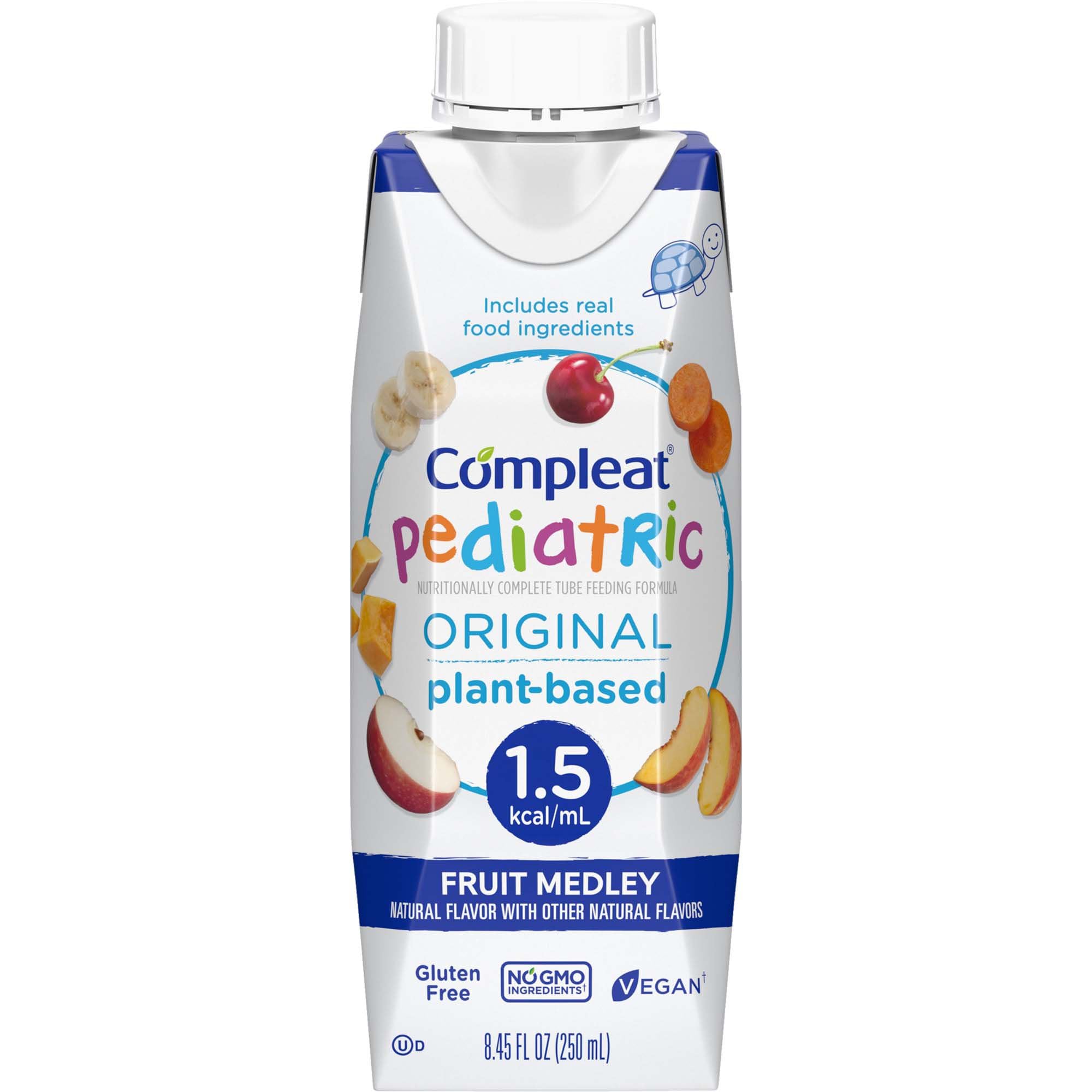 Original 1.5 Pediatric Tube Feeding Formula Fruit Medley Flavor 250 mL Carton 24 Ct