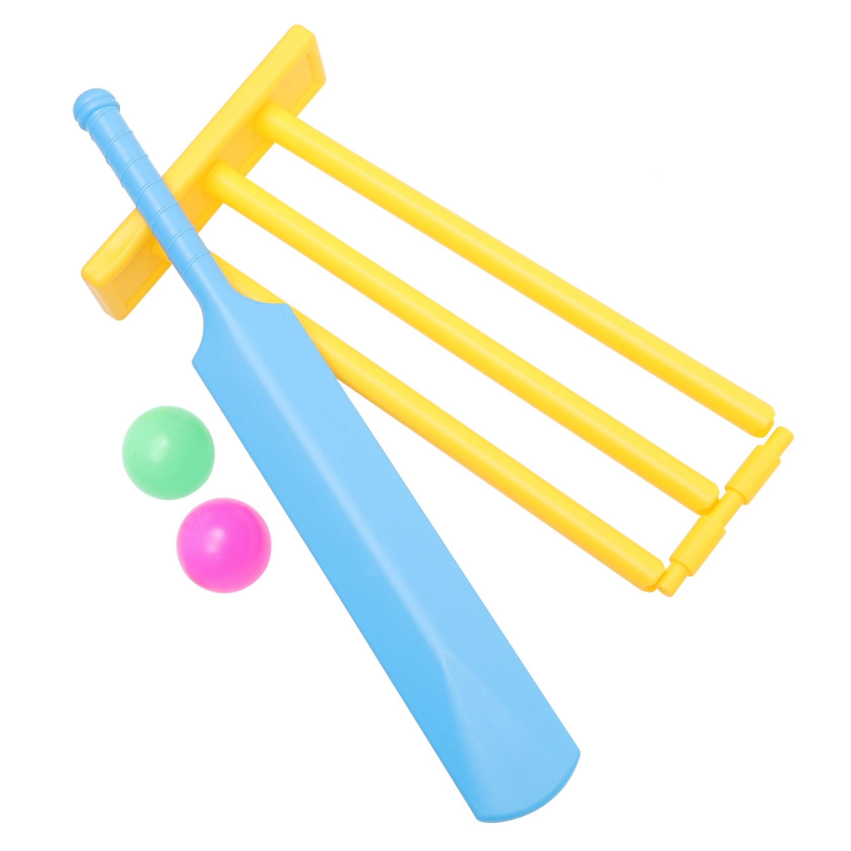 CLISPEED Set da Cricket per 4 in Materiale Pp per Migliorare la Coordinazione Occhio-Mano e L'osservazione, Indoor e Backyard Colore Casuale