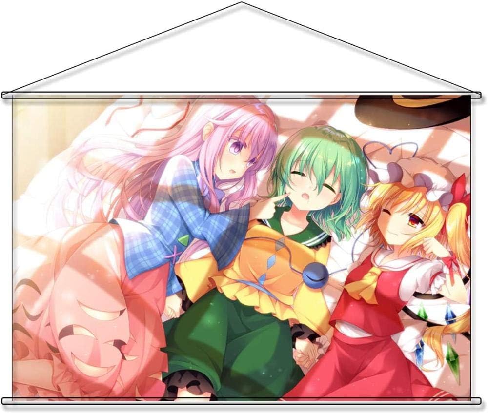 Eir タペストリー 東方project 東方プロジェクト 古明地 こいし こめいじ こいし Komeiji Koishi フランドール スカーレット Flandre Scarlet Komeiji Koishi 秦 こころ はた の こころ Hata No Kokoro ポスター 掛ける絵 巻物 軸物 部屋飾り壁 Amazon