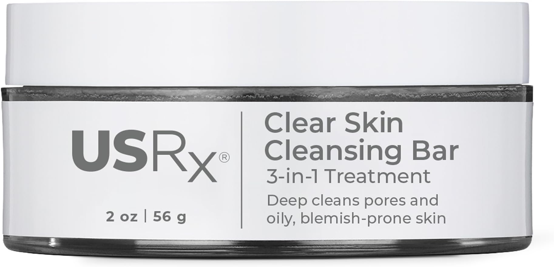 Clear Skin 3-in-1 Daily Treatment Cleansing Bar, Exfoliator + Clarifying Mask, Reduces Excess Oil, Clears Clogged Pores, Improves Appearance of Blemishes & Prevents Breakouts, 2.0 Oz