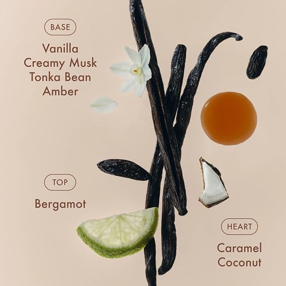 Summer Fridays Sunlit Vanilla Eau de Parfum (50 mL) | Warm Gourmand Vanilla Perfume for Women, Long-Lasting, Versatile Fragrance with Notes of Caramel & Bergamot, Vegan