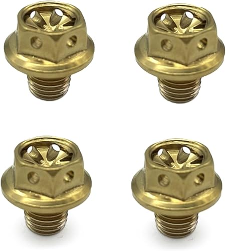 TCHAU Kits de carrocería 4 piezas universales M10 Espejo Blanking Plugs Tornillo para Yamaha X-Max 300 FZ09 MT09 FJ-09XSR900 MT-10 MT-125 MT-25