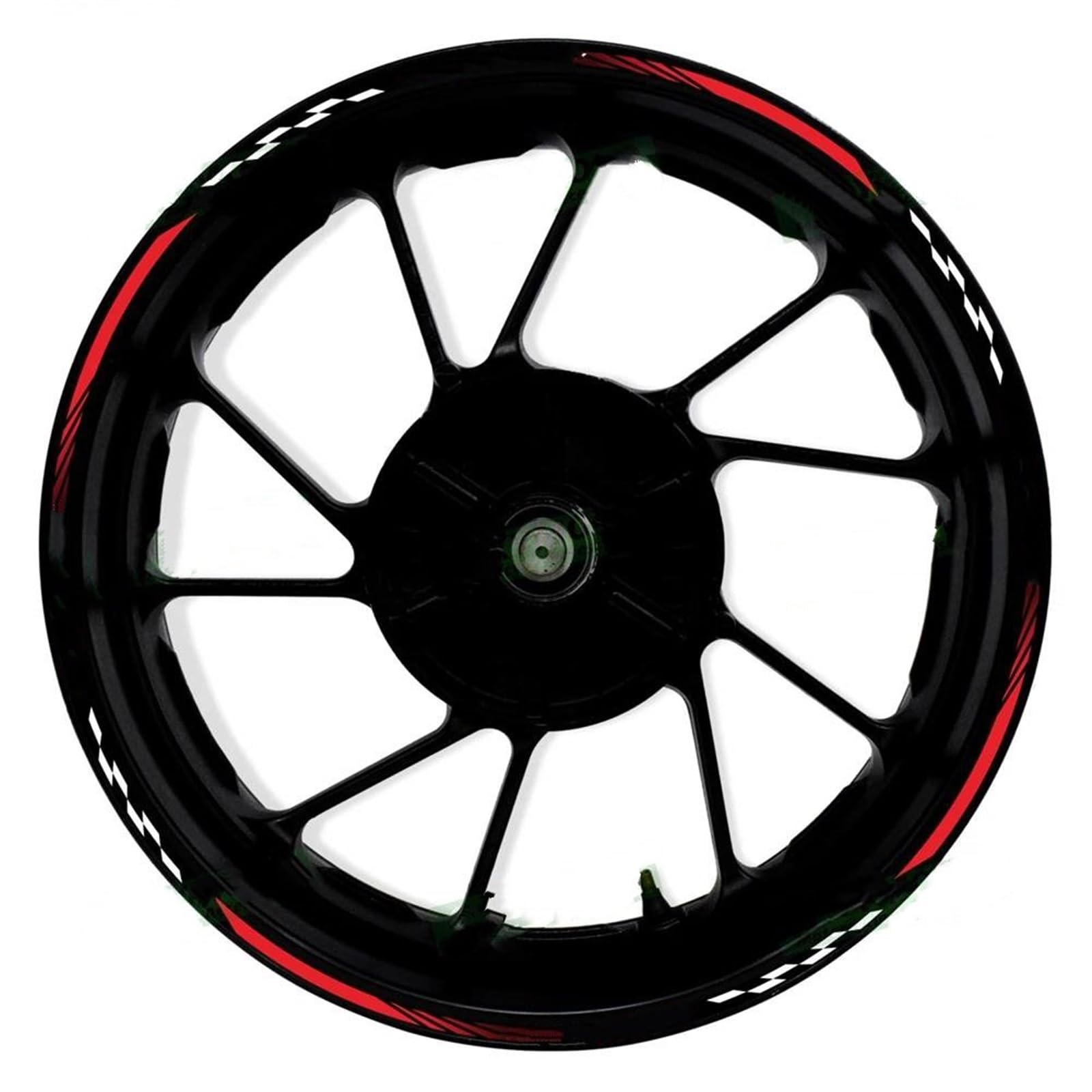 Motorcycle Wheel Sticker for VERSYS650 for VERSYS 650 Motorcycle 17 Inch Front and Rear Wheel Decals Hub Reflective Fairing Rim Stripe Stickers(012)