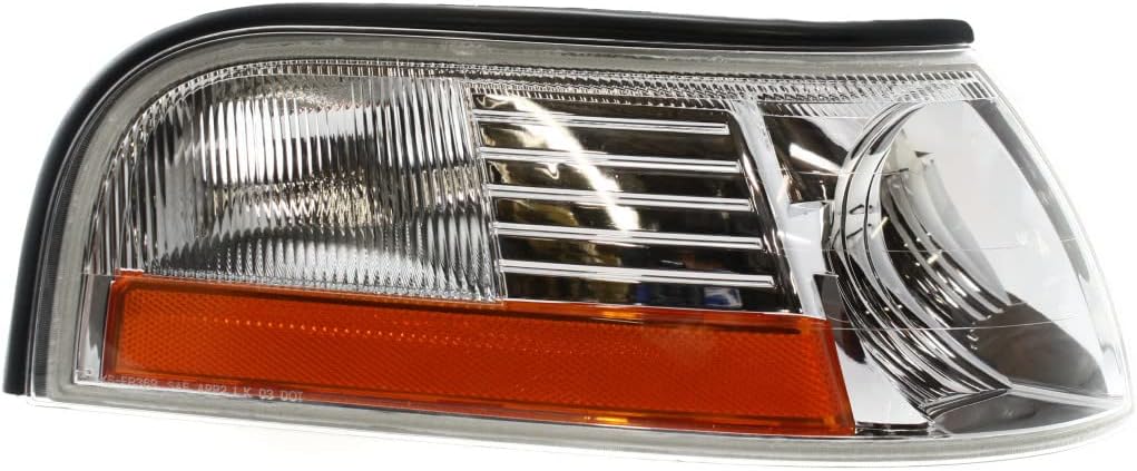 KarParts360 For Mercury Grand Marquis Turn Signal/Side Marker Light 2003-2005 Passenger Side | DOT Certified | FO2521171 | 3W3Z 13200 AA