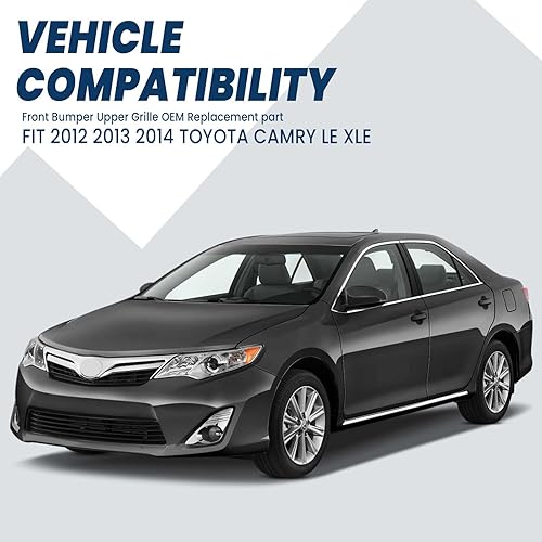 Miniatura 2 de Rejilla de entrada de aire de malla de parachoques delantero de repuesto para Toyota Corolla 2009 2010 Kit de repuesto de parrilla de entrada de