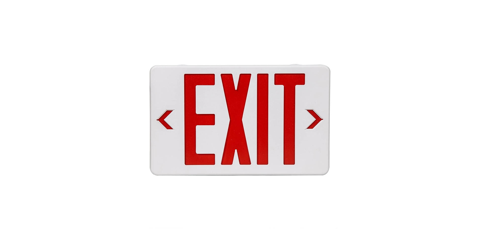 EXITサイン TANLUX Red Exit Signs for Business, LED Edge Lit Exit Sign