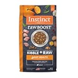 Instinct Raw Boost Gut Health, Natural Dry Dog Food with Freeze Dried Pieces, Grain Free Recipe - Real Chicken, 3.5 lb. Bag