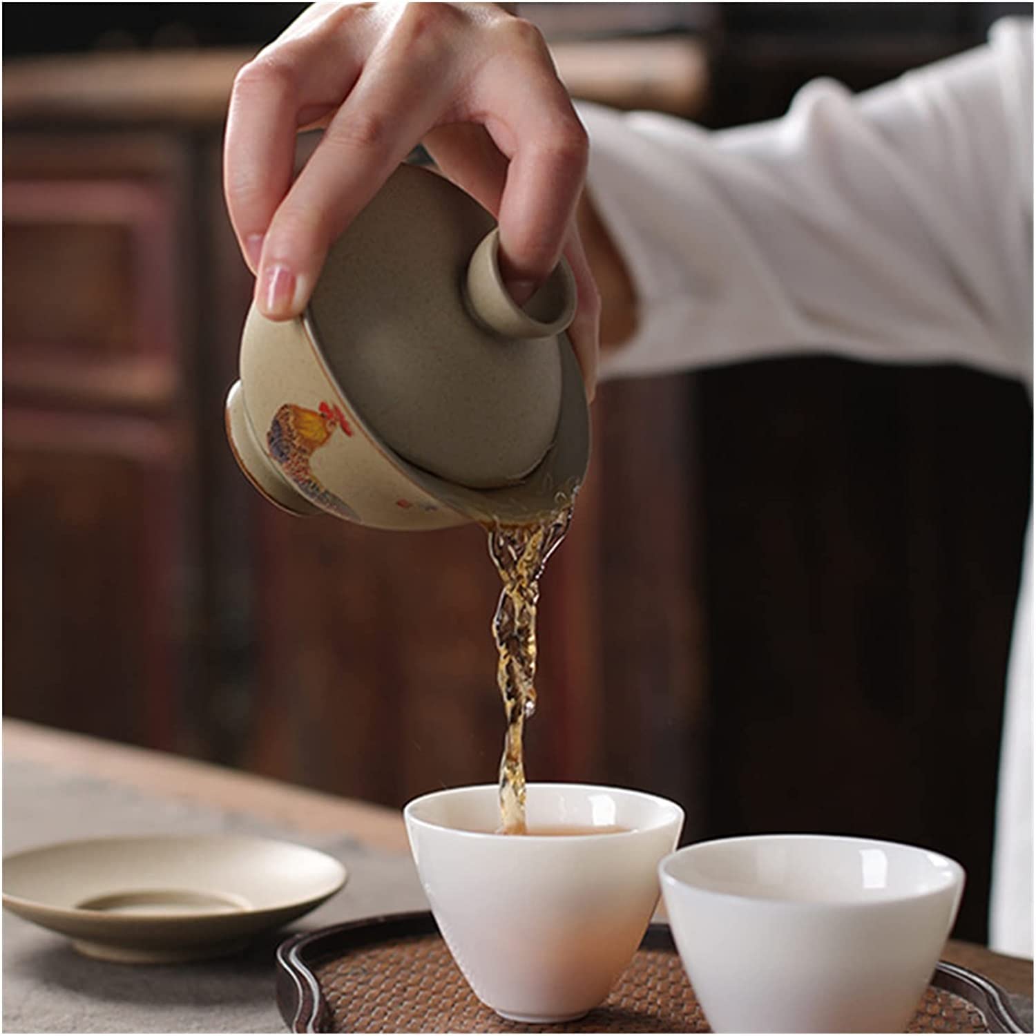 Teetasse, Schalen, Kung-Fu-Teeservice, abgedeckte Schale, Teetasse(1)