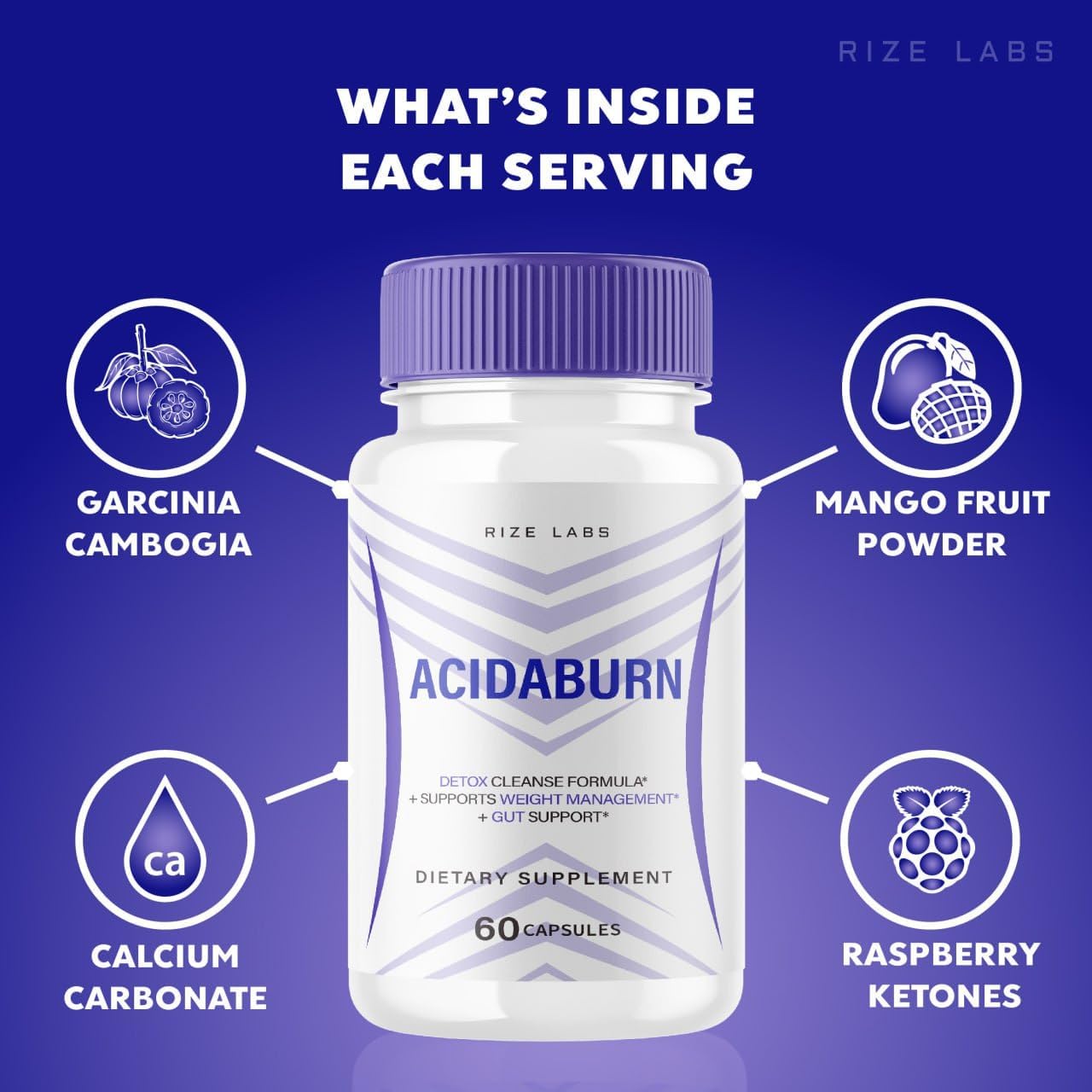(2 Pack) Acidaburn Capsules, Acidaburn Advanced Pill for Healthy Weight Loss, Acidaburn Active Lifestyle for a Better Life, Acidaburn Maximum Strength Formula, Acidaburn Reviews (120 Capsules)