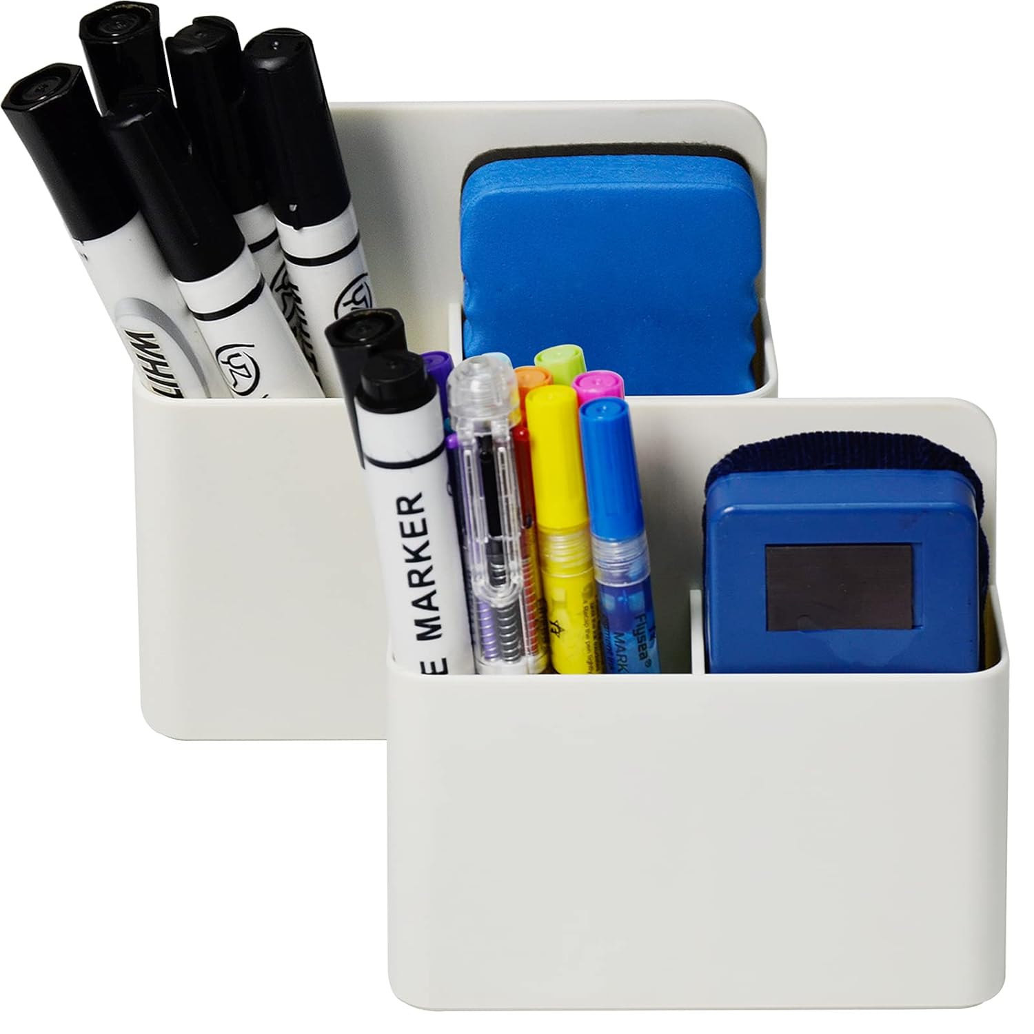 Dry Erase Marker Holder, 2 Pack Whiteboard Marker Holder