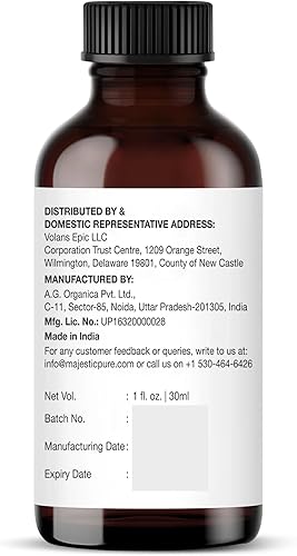 Miniatura 81 de Aceite Esencial Majestic Pure con cuentagotas de vidrio - 100% puro y natural - Aceites esenciales para difusor, aromaterapia, fabricación de jabón