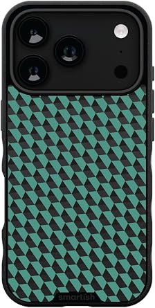 Smartish iPhone 18 Pro/17 Pro MagSafe Case - Gripmunk [Slim + Protective] - Out of Shape - Drop Tested 6FT - Wireless Charging - Geometric Design - Hexagon Pattern