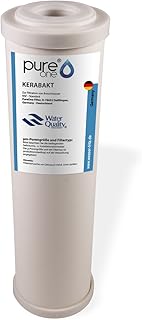 PureOne Kerabakt Keramikfilter - Filter-kartusche Wasserfilter 10 Zoll. Varianten 0.3µ oder 0.9µ. Gegen viele Keime, Sporen, Trinkwasserfilter