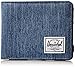 Produktbild Herschel Herren Roy RFID Zweifalten-Geldbörse, Denim/Indigo-Denim, Einheitsgröße