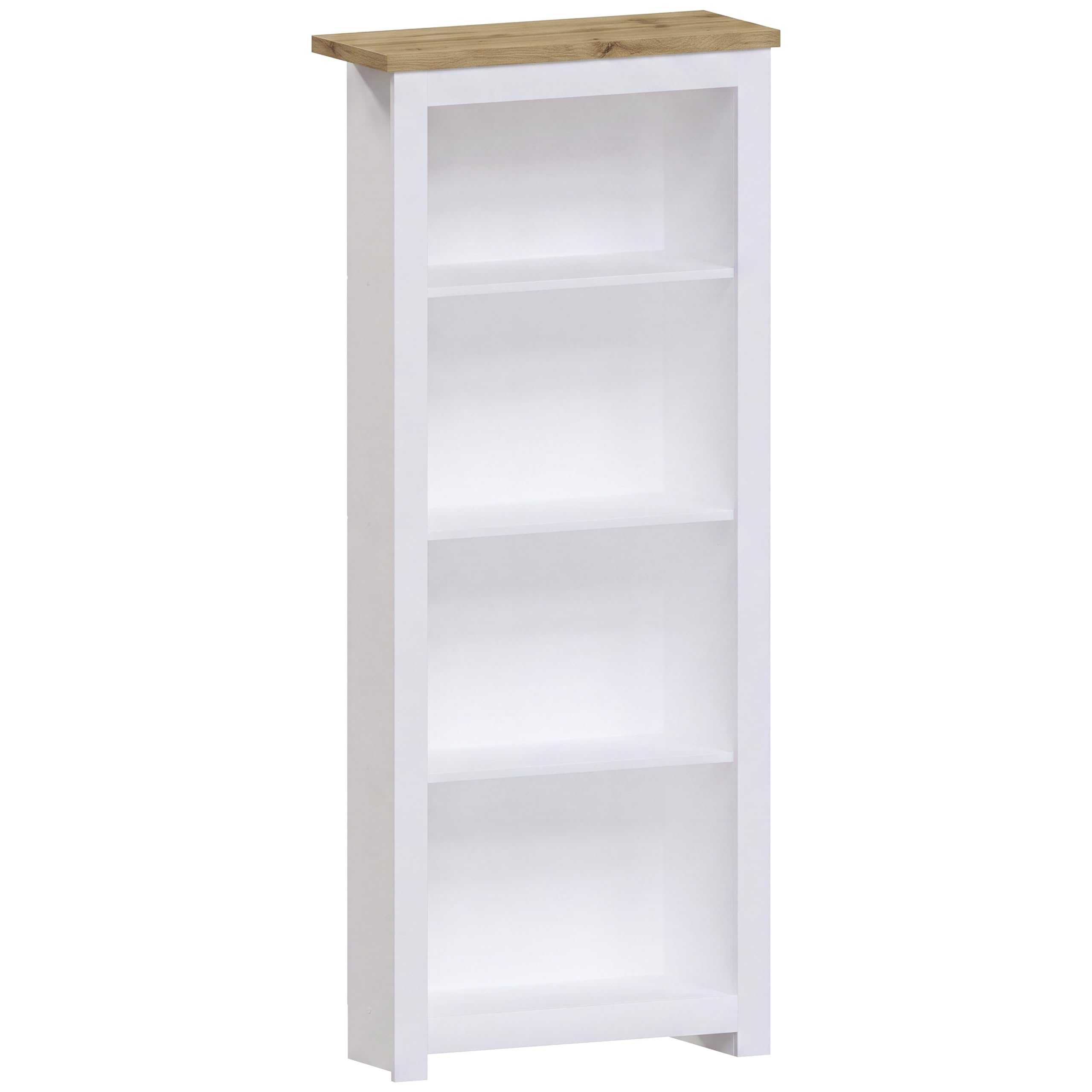 Vida Designs Arlington 4 Tier Bookcase - White