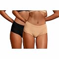 NewMom Caesarean Panty – Black-Beige (XL) Pack of 2