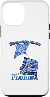 iPhone 12 mini Honeymoon Island Florida Vacation Tribal Stingray Case