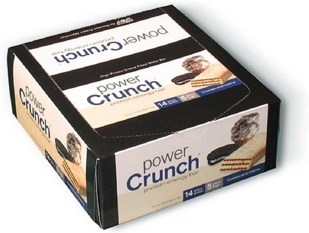 Power Crunch Original Cookies and Creme Protein Bar, 1.4 Ounce - 12 per case.