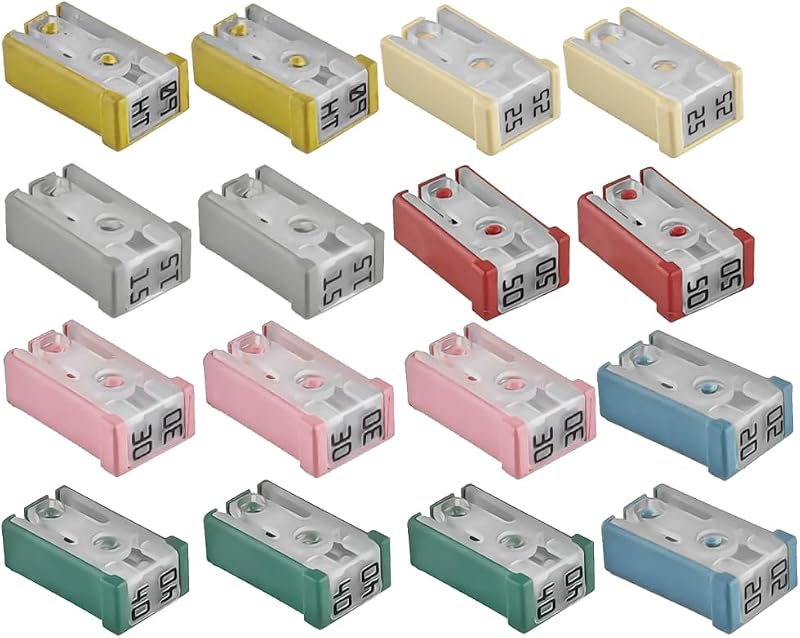 Kit de Fusíveis Automotivos AICEL MCASE 32 V – 16 unidades