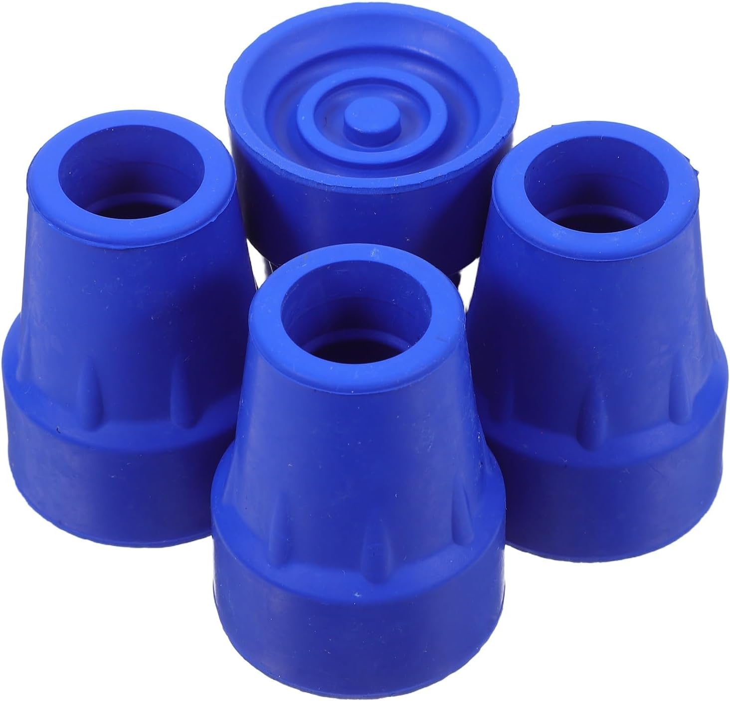 Replacement Cane Tips 20pcs Rubber Tips for Crutches Hiking Poles 22mm Blue Universal Fit Accessories