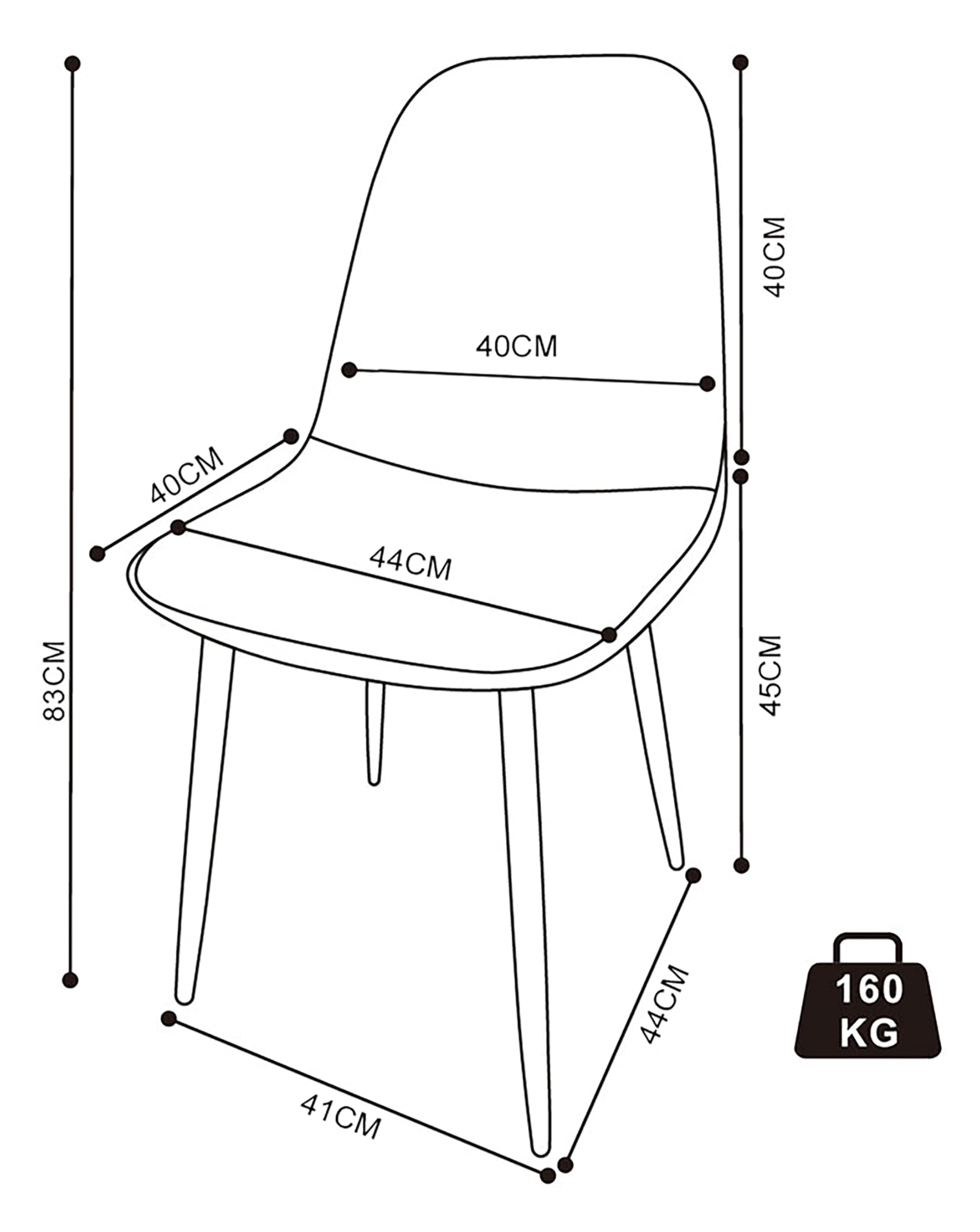 VCM 2er Set Esszimmerstühle | skandinavischer gepolsterter Küchenstuhl Stühle Esszimmer Esstischtisch Rückenlehne Fiolo Mint