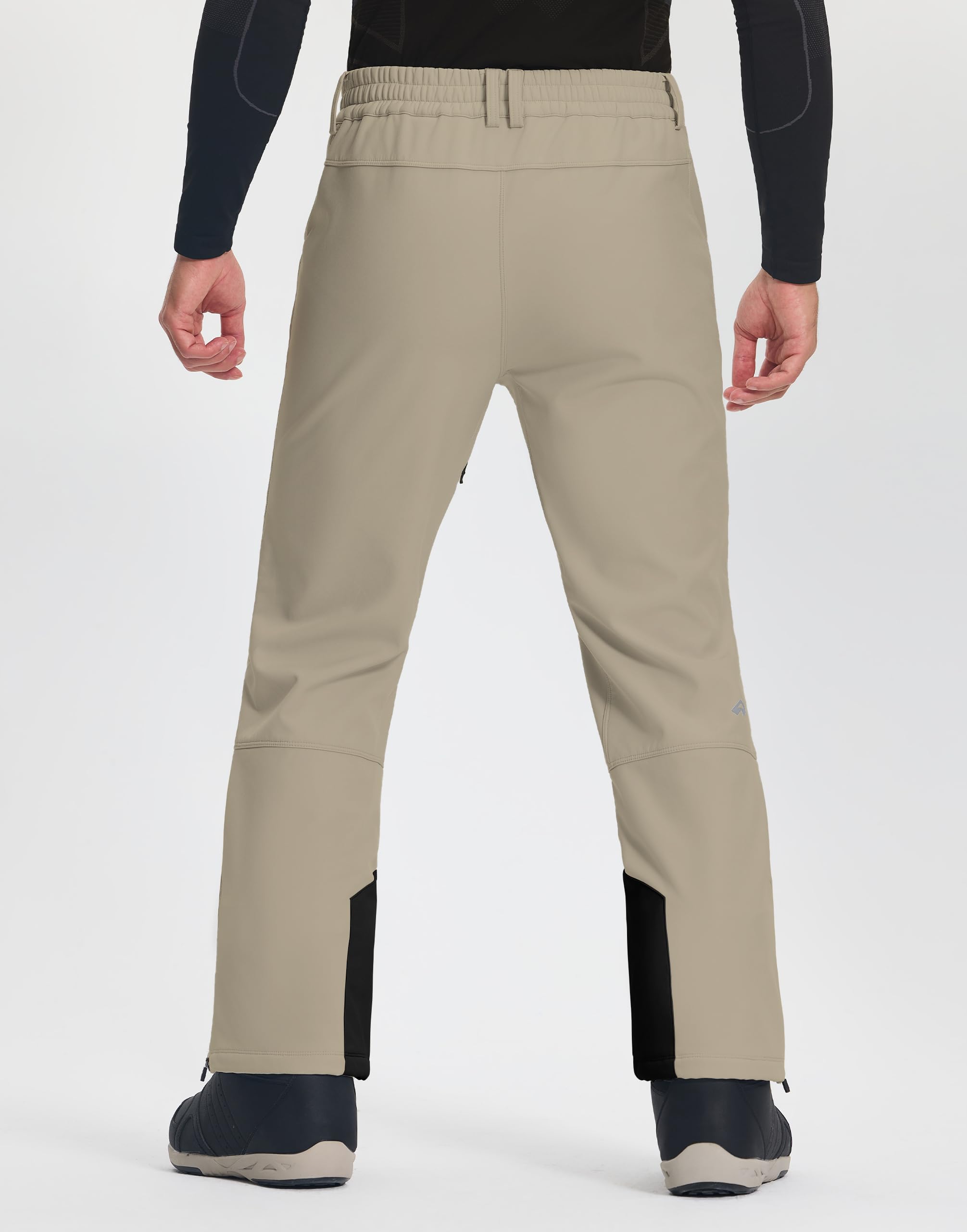 Pioneer Camp Pantalones de esquí para hombre, impermeables, 15000 + mm, H2O, pantalones de snowboard, resistentes al viento, con forro cálido, pantalones de softshell térmicos, pantalones de esquí
