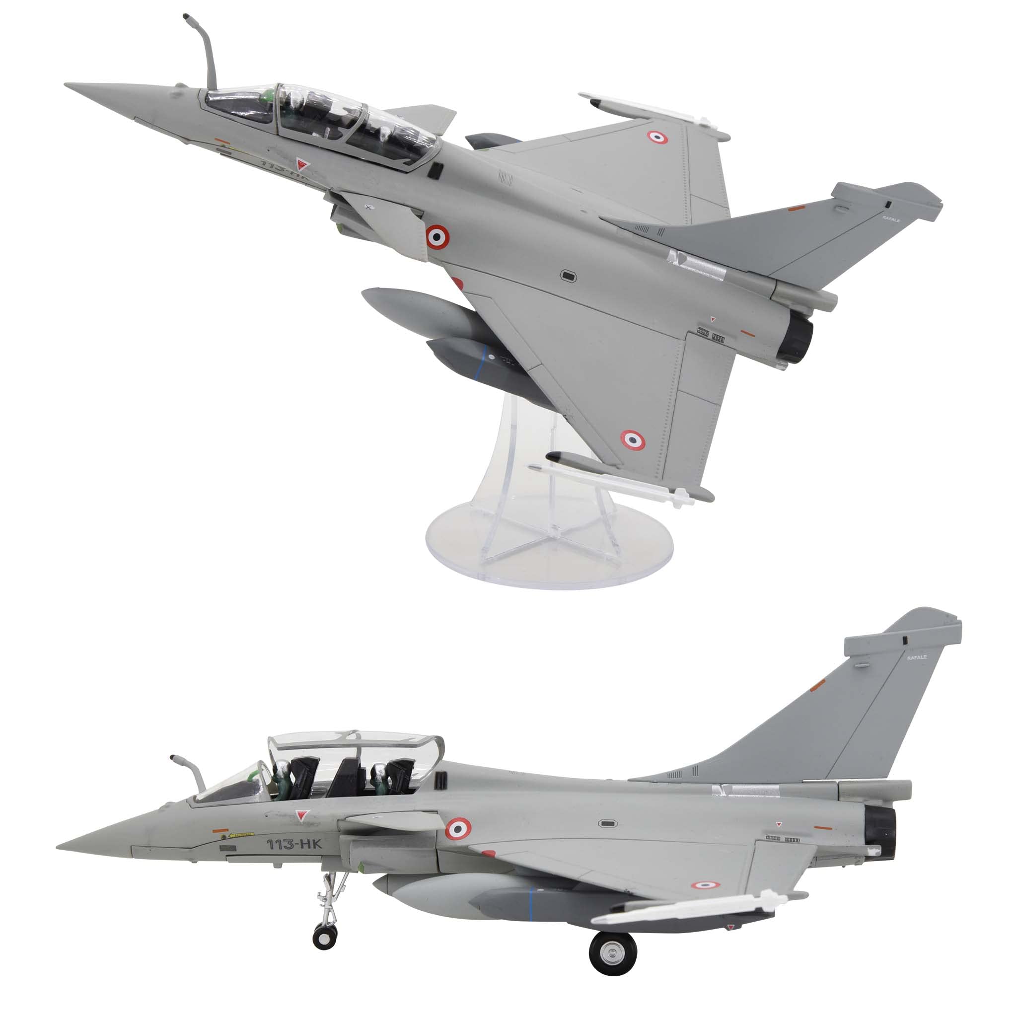 TANG DYNASTY 1:72 Dassault Rafale Metal Fighter Attack Plane Model,French air Force,Military Airplane Model,Diecast Plane,for Collecting and Gift