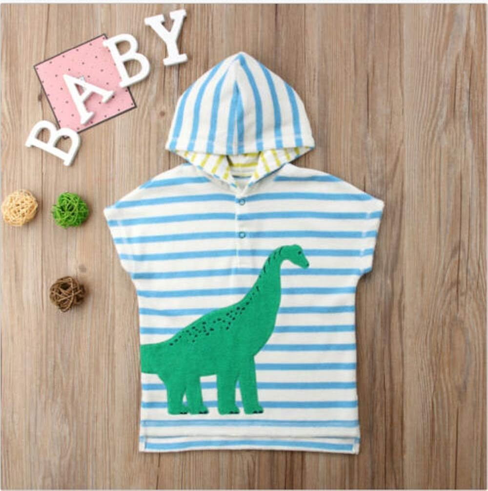 Mekysd Baby Hooded Bath Towel Poncho Swim Pool Beach Wear Kid Bathrobe Cartoon Towel US: Clothing