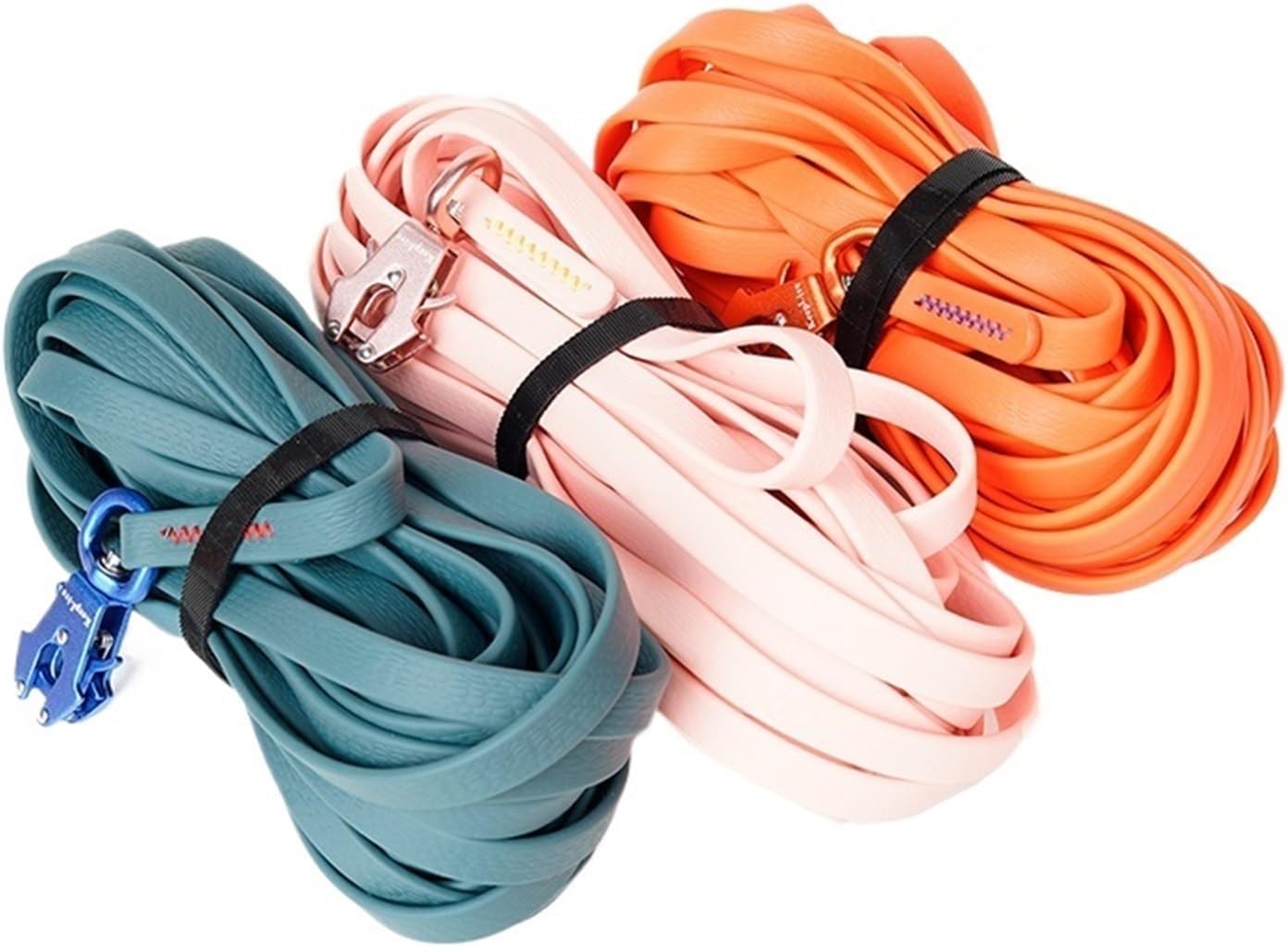 Universal Waterproof Long Dog Leash Training Longline Outdoor Beach Yard Play Camping(Orange,15M)