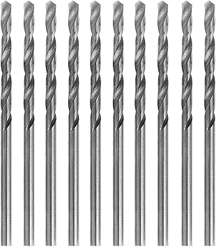 Multifunction 10pcs Tiny Micro HSS 0.8mm Cylinder Shank Twist Drill Bit