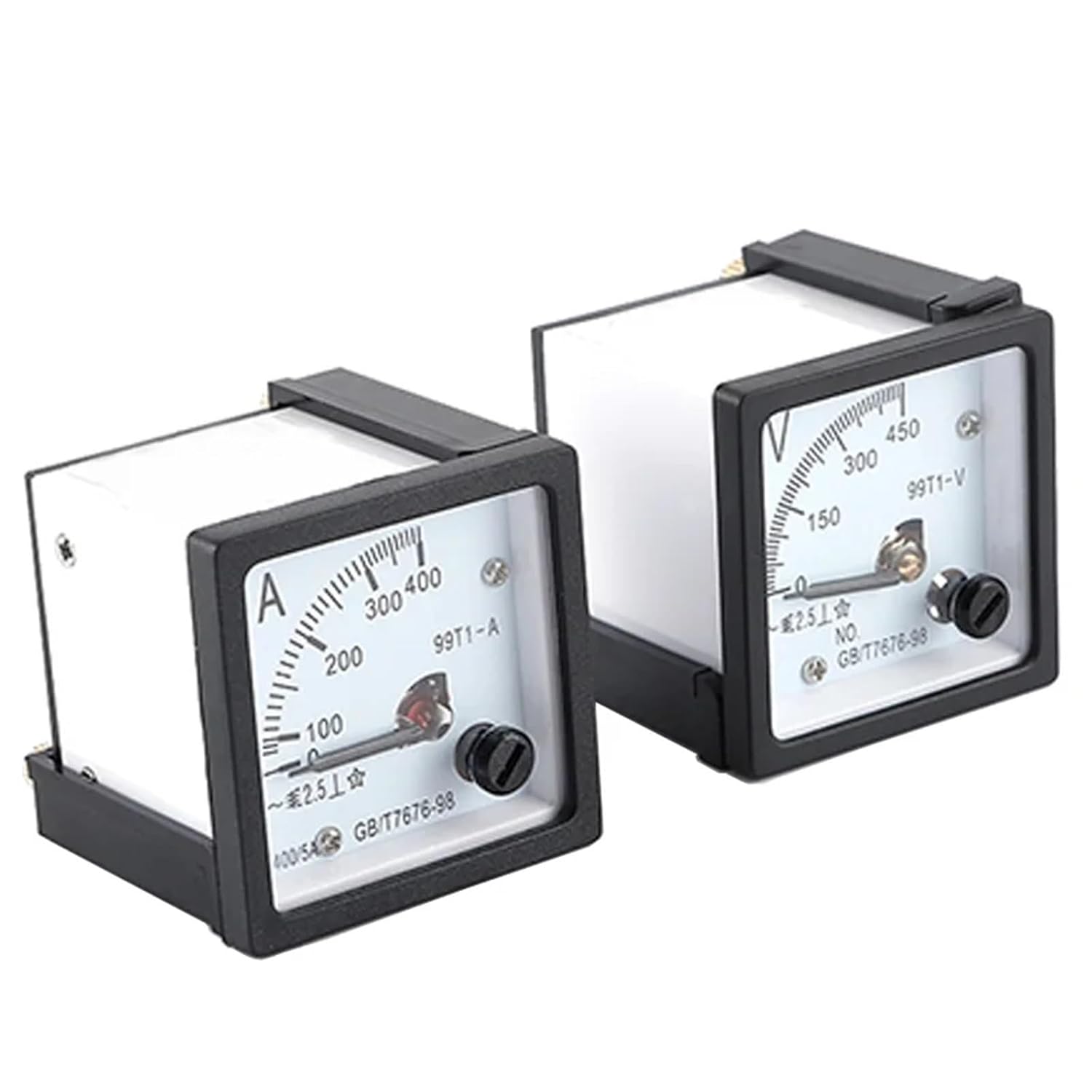 AC99T1 Analog Voltmeter Panel Volt Meter Voltage Tester Voltimetro Ammeter 50A-450V 1Pcs(450V)