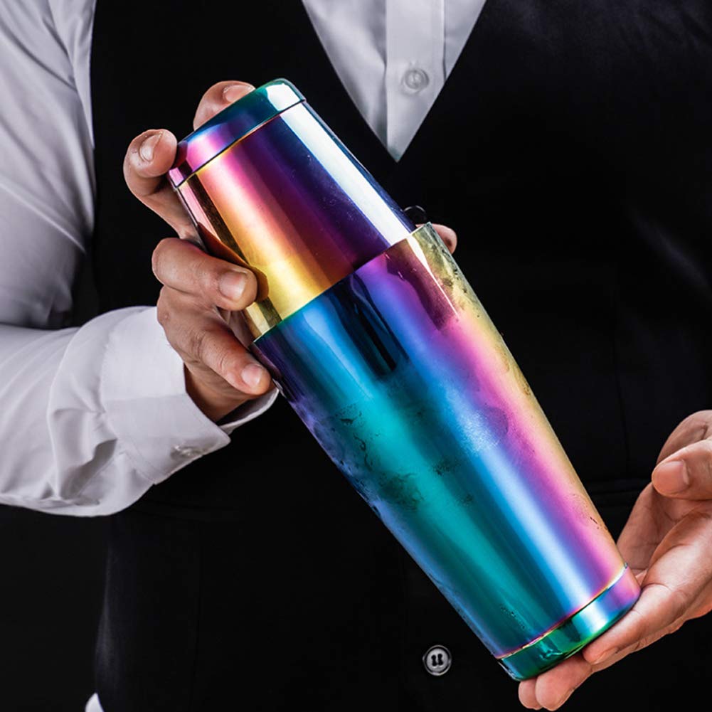 Shaker à Cocktail Boston en Acier Inoxydable coloré pour Les Accessoires d'outils de mélange de Bar