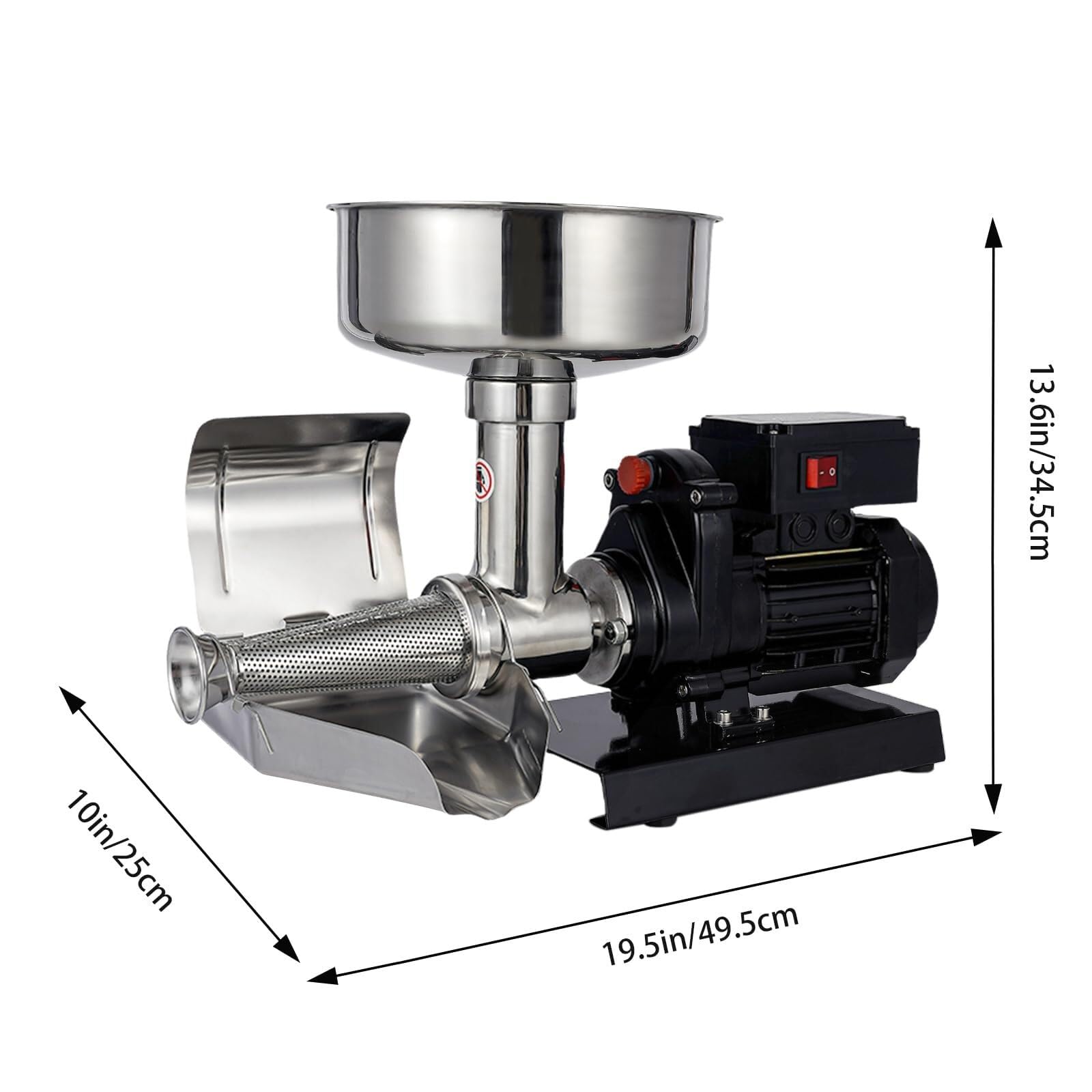 450W Tomatensauce Maker 304 Edelstahl Elektrische Tomaten Sieb Maschine Obst & Gemüse Sieb