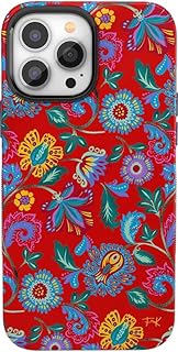 Casely iPhone 14 Pro Max Case | Painted Flowers | Frida Kahlo Floral Girly | Compatible with MagSafe