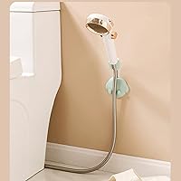 Vista 4 de Soporte para cabezal de ducha, soporte ajustable para cabezal de ducha con ventosa al vacío, soporte multifuncional para cabezal de ducha de mano