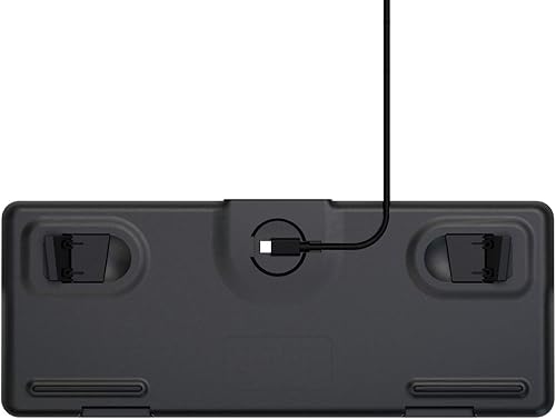 Miniatura 2 de Fnatic miniSTREAK Teclado mecánico TKL silencioso con retroiluminación LED RGB, interruptores rojos silenciosos MX Cherry, pequeño, compacto,